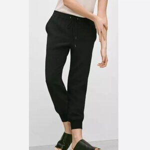 Aritzia Wilfred - Black Crepe Joggers - Size XS